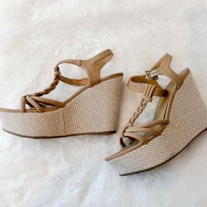 Tan Wedges by Fergie